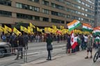ٹورنٹو کے بھارتی قونصلیٹ  کے باہر سکھوں کا مظاہرہ