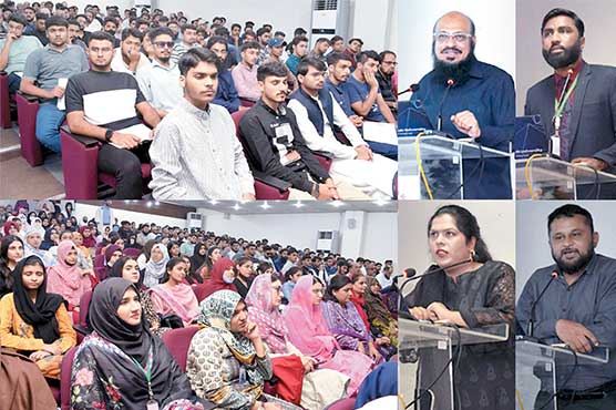محمد علی جناح یونیورسٹی میں نئے طلباء کیلئے اورنٹیشن کاانعقاد