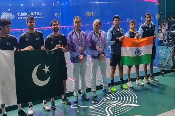ایشین گیمز سکواش ،پاکستان  نے بھارت کو شکست دے دی 
