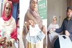 بے نظیر انکم سپورٹ پروگرام  کے تحت مستحق خواتین میں  امدادی رقم کی تقسیم 