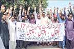جوہر آباد میں چکن فروشوں کی مکمل ہڑتال ، احتجاجی مظاہرہ 