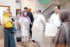  سندھ ہیومن رائٹس کمیشن کے جوڈیشل ممبر کاگورنمنٹ اسپتال شاہ فیصل کا دورہ