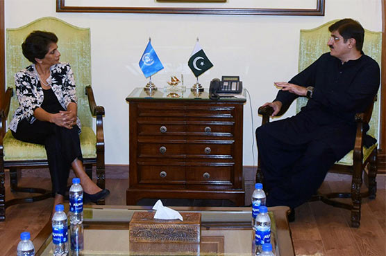 وزیراعلیٰ سندھ سے یو این ڈی پی کی اسسٹنٹ سیکرٹری جنرل کی ملاقات