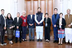 گورنر پنجاب سے ریمن ایوارڈ  فاؤنڈیشن کے وفد کی ملاقات 