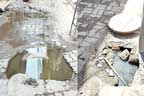 سیالکوٹ:گلیاں ٹوٹ پھوٹ کا شکار، گٹروں سے پانی ابلنے لگا