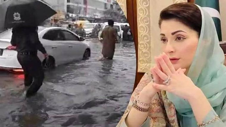 بارشی پانی کے جلد نکاس کیلئے ارکان اسمبلی نگرانی کریں:مریم نواز