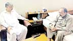 وزیر اعظم آزاد کشمیر کی چودھری عبد المجید  سے ملاقات ، خیریت دریافت کی 