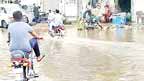 وزیر بلدیات کا حلقہ انتخاب ،بارش سے جگہ جگہ پانی جمع 