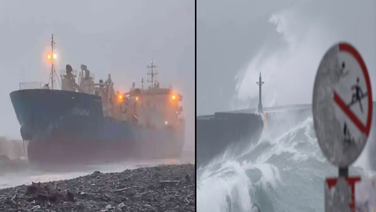 تائیوان :سمندری طوفان، بحری جہاز  ڈوبنے سے 4ملاح ہلاک ،6 لاپتہ