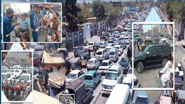 شہر میں ٹریفک جام کا مسئلہ سنگین،ٹریفک پولیس کنٹرول میں ناکام 
