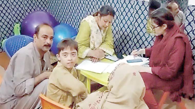 ایک روزہ فری سپیچ  تھراپی کیمپ کا انعقاد 