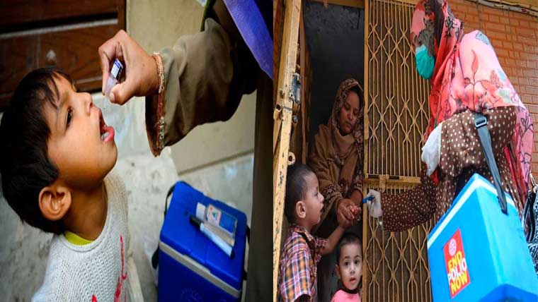  انسداد پولیو مہم مکمل ، 14 لاکھ 53ہزار بچوں کو قطرے پلائے