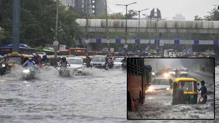 نئی دہلی:شدید بارش ، 88سالہ ریکارڈ  ٹوٹ گیا ، نظام زندگی درہم برہم