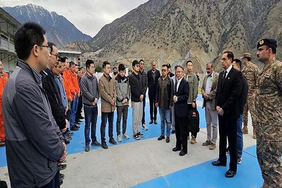 چیئرمین واپڈا کاچینی انجینئرز  سے اظہار یکجہتی کیلئے داسو  ہائیڈروپاور پراجیکٹ کادورہ