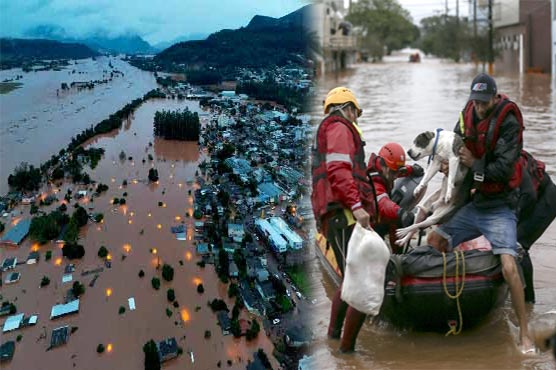 برازیل :بارشوں نے تباہی مچادی 29 افراد ہلاک،60سے زائد لاپتہ 