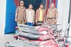  دھمیال سے 2چور گرفتار 7مسروقہ موٹر سائیکل برآمد 
