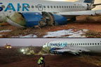  سینیگال :طیارہ اڑان سے قبل رن وے سے پھسل گیا، 11مسافر زخمی