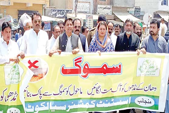 آ لودگی پر قابو پانے کیلئے ہر فرد کردار اداکرے :انعم بابر 