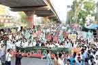  مرکزی مسلم لیگ کاکسانوں کے حق میں احتجاجی مظاہرہ 