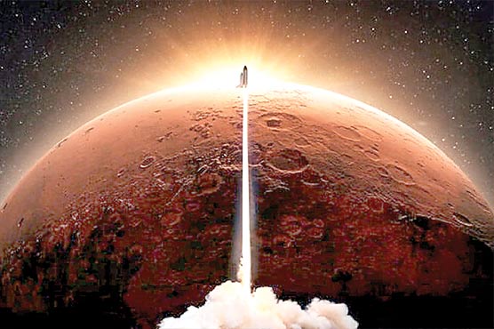 مریخ پر انسانوں کو لیجانیوالے تیز ترین راکٹ پر کام شروع