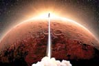 مریخ پر انسانوں کو لیجانیوالے تیز ترین راکٹ پر کام شروع