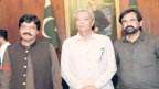 محسن حسن ملہی کی زیر قیادت وفد  کی گورنر پنجاب سے ملاقات 