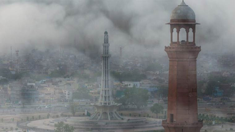  لاہور دنیا کے آلودہ ترین  شہروں میں دوسرے نمبر پر 