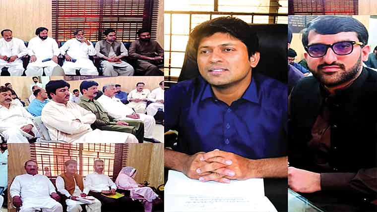  اسسٹنٹ کمشنر وزیر آ باد کی  زیر صدارت ریو نیو افسروں کا اجلاس 