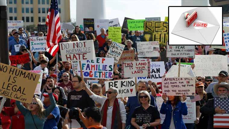 ملک بدری کا حکم ہونے کے  باوجود امریکا نہ چھوڑنے والوں  کوروزانہ998ڈالر جرمانہ ہوگا