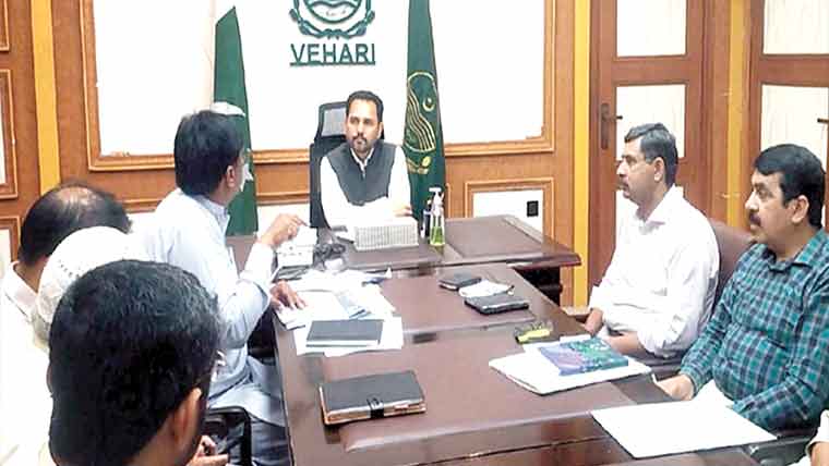 سرکاری واجبات کی سو فیصد وصولی یقینی بنانے کا حکم 