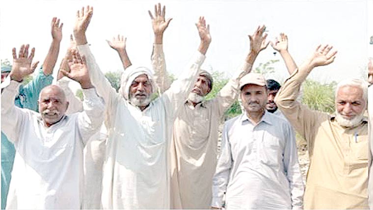 ٹھیکریوالا :راجباہ نصرانہ کی ماہانہ بندش پر کسان سراپا احتجاج