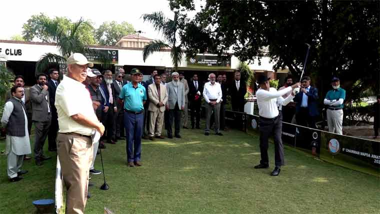 چھٹے چیئرمین واپڈا گولف ٹورنامنٹ کا آغاز 