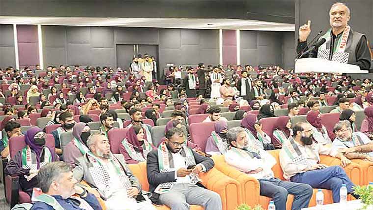  اسرائیلی مصنوعات کی بائیکاٹ مہم کو منظم کیا جائیگا، حافظ نعیم 