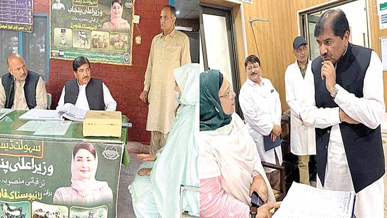 محکمہ لائیوسٹاک کے ڈی جی کا فیصل آباد ڈویژن کا اچانک دورہ 