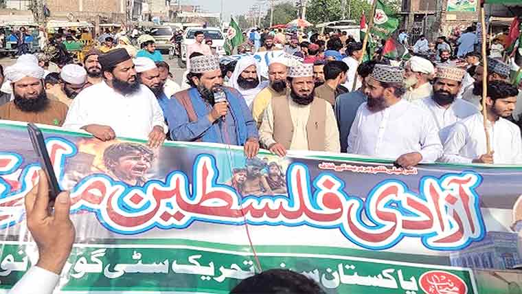 اسرائیلی مظالم پر دنیا اندھی،گونگی‘بحری ہو چکی:سنی تحریک 