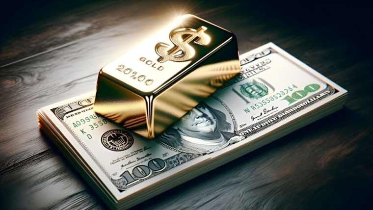 ڈالر کی قدرمیں اضافے کا رجحان ،سونا 300 روپے سستا