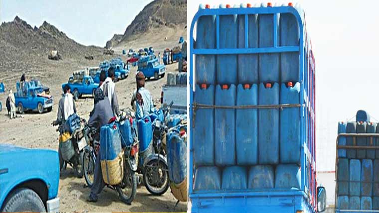 ایرانی  پٹرول  و   ڈیزل  کی  فروخت  بد  ستور  جاری  ،  قومی  خزانے  کو  یومیہ  کروڑوں  روپے  کا نقصان 