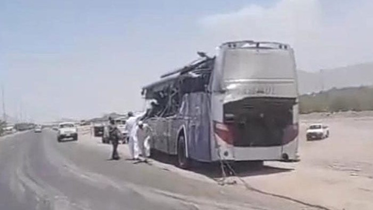  سعودی عرب :پاکستانیوں  کی بس کو حادثہ، 5جاں بحق 