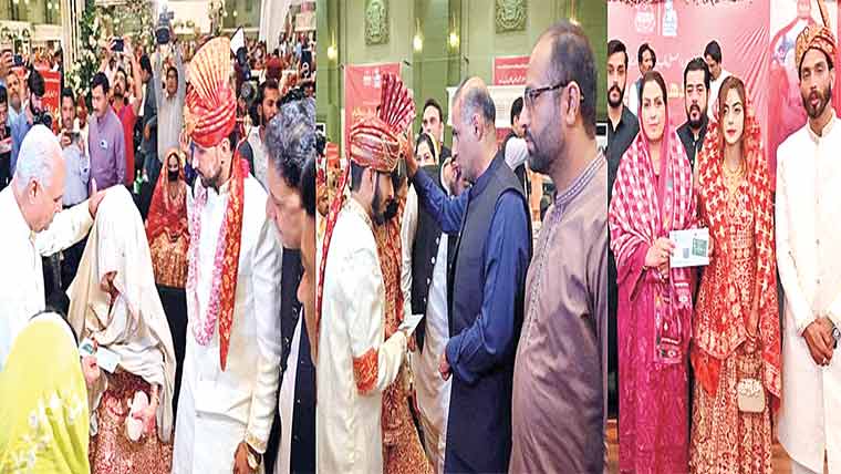  دھی رانی پروگرام کے تحت اجتماعی شادیوں کی تقریب کا انعقاد 