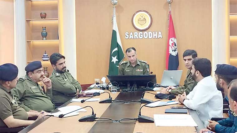  ٹریفک حادثات پر قابو پانے کیلئے  آر پی او کی زیر صدارت اجلاس 