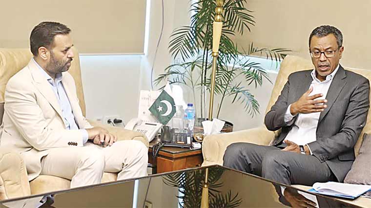  وزیر صحت سے یونیسف کے نمائندہ کی ملاقات، تعاون پر گفتگو 