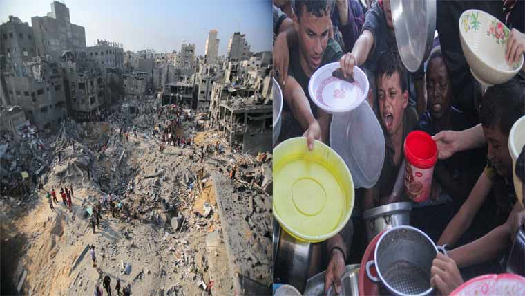 اسرائیلی بربریت ،مزید  78شہید،غزہ میں خوراک ختم 