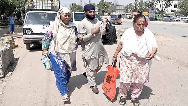 191پاکستانی واپس ،287بھارتی  شہری واہگہ بارڈرکراس کرگئے