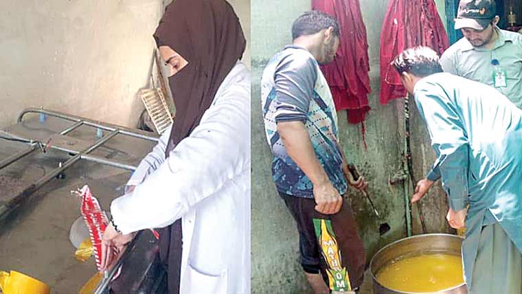  فوڈ اتھارٹی چنیوٹ کی ملاوٹ مافیا کے خلاف کارروائیاں جاری