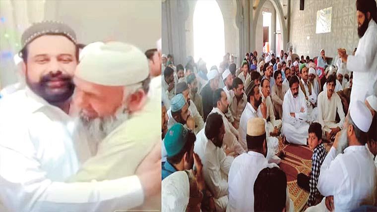 نواحی چک 26 جنوبی کی دو بڑی برادریوں کے درمیان صلح 