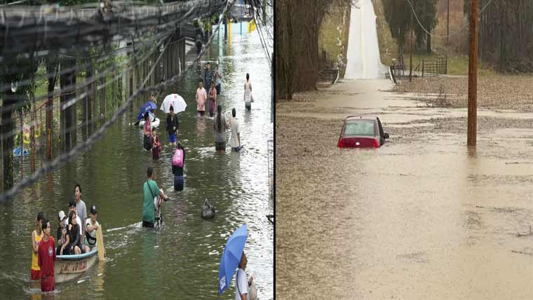 تھائی لینڈ:طوفان ویفا سے 6  ہلاک، 2 لاکھ 30 ہزار متاثر