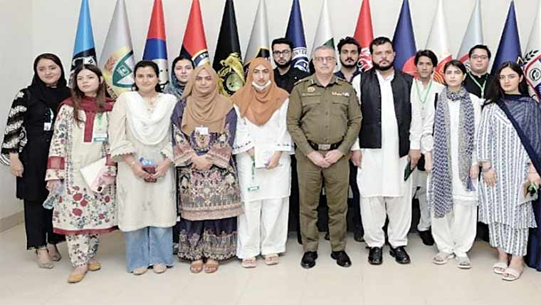 انٹرنشپ :چوتھے بیچ کے شرکا کی سنٹرل پولیس آفس آمد