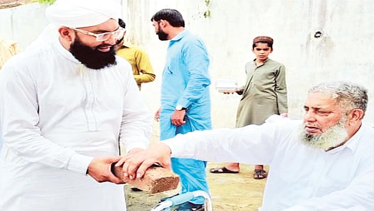 ڈسکہ :جامع مسجد اختر رسول ؐ و جامعہ  مدینتہ العلم فیضان علیؓ کی تعمیر کا آغاز