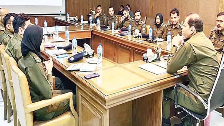  زیر تربیت اے ایس پیزکے وفد کاآر پی او دفتر کا دورہ 