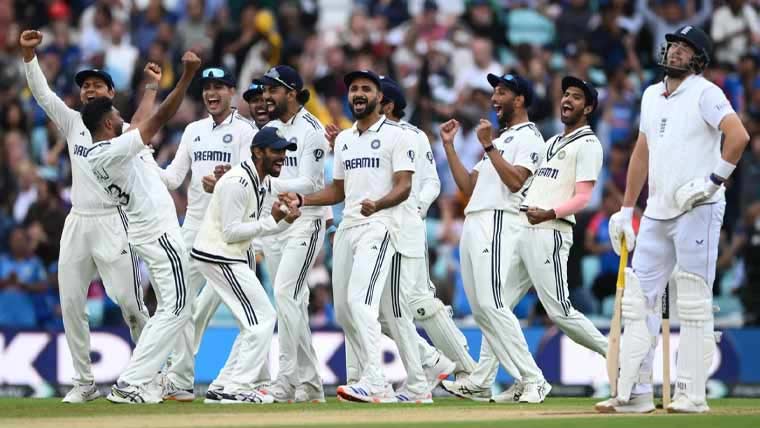 اوول ٹیسٹ کادلچسپ مقابلہ ،بھارت نے سیریز برابر کر دی